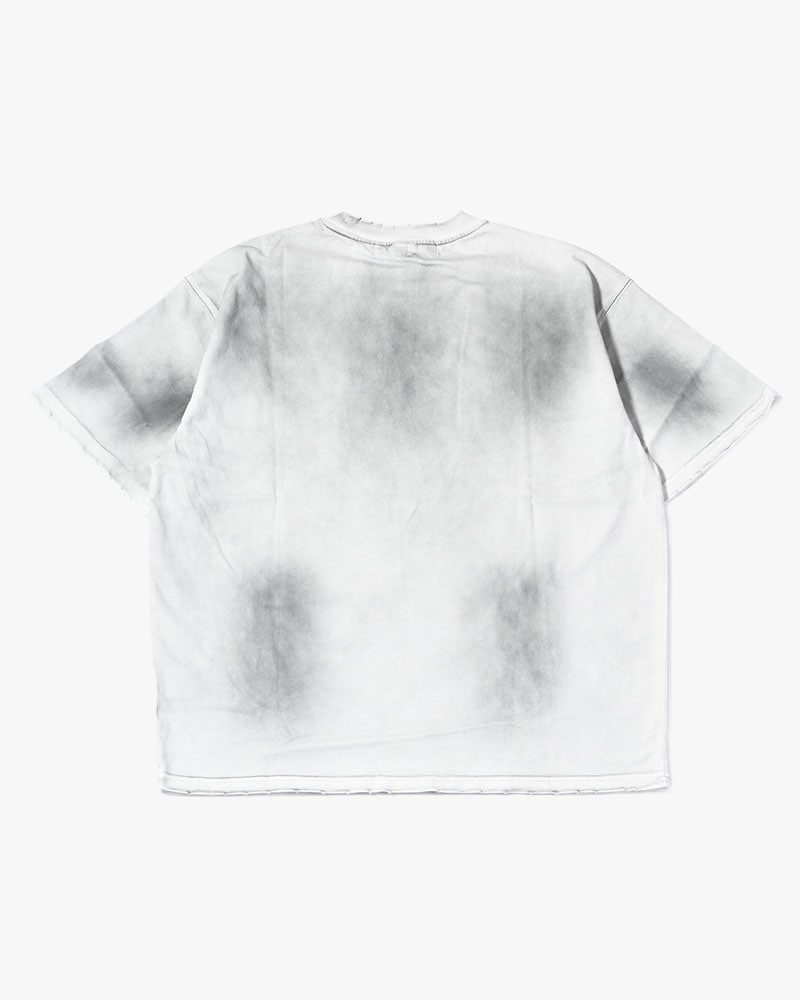 HIGH-GATE - DIRTY PRINT S/S TEE 'WHITE' 26HG-SS2502