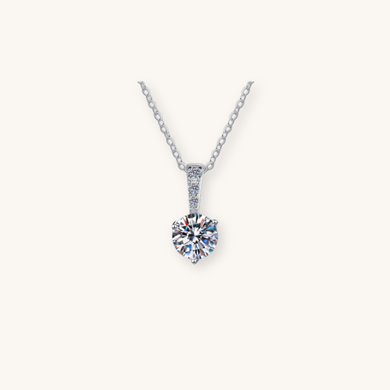 Layla moissanite necklace