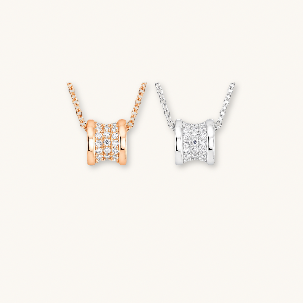 Luis moissanite diamond necklace