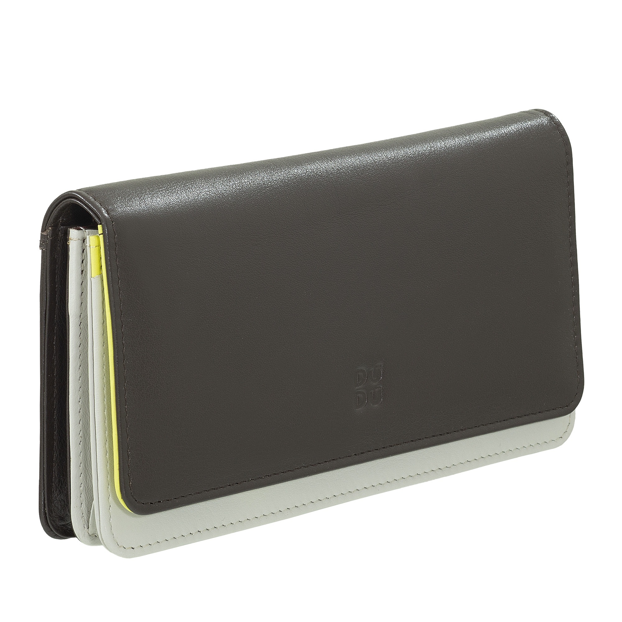 Dudu Women's Leather Wallet Canarie 534-1162-46 Coffee brown