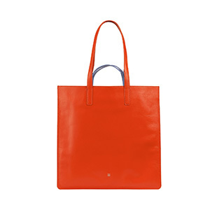 Dudu Leather bag - Madeleinie 534-6025-16 Pumpkin orange