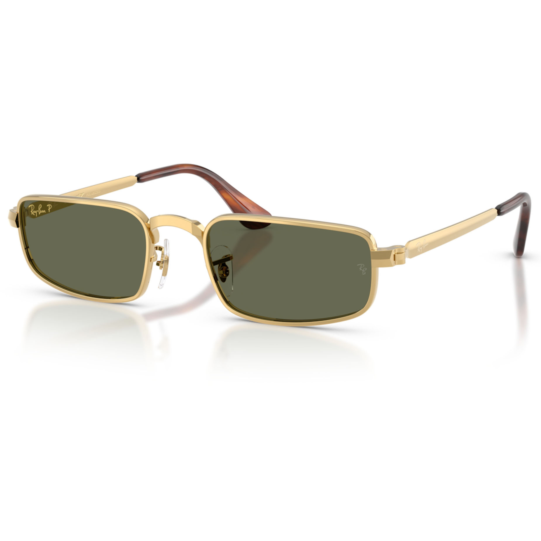 【RayBan】RB3927 001/58-54mm 偏光太陽眼鏡♦(芒金|深綠色偏光)