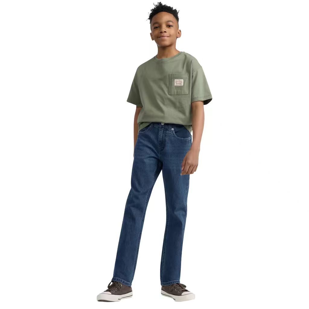 【預購】Levi's H071107 童裝修身牛仔褲
