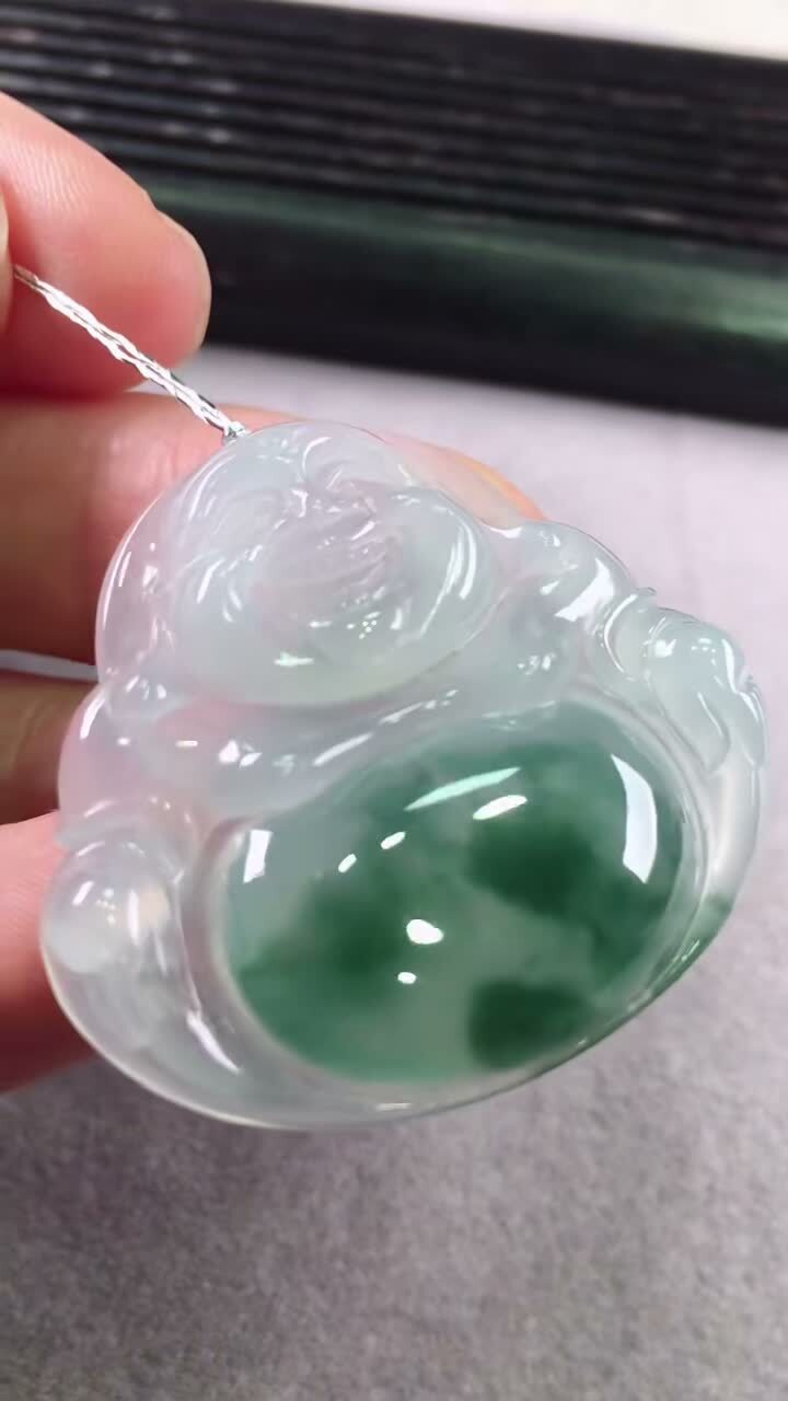 翡翠佛公,天然翡翠A玉, 緬甸玉, Jade, Jadeite