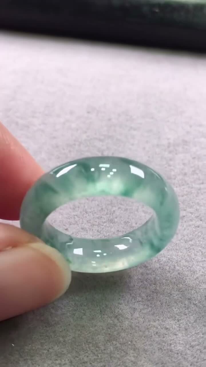 翡翠指環 (16.5mm內直徑),天然翡翠A玉, 緬甸玉, Jade, Jadeite
