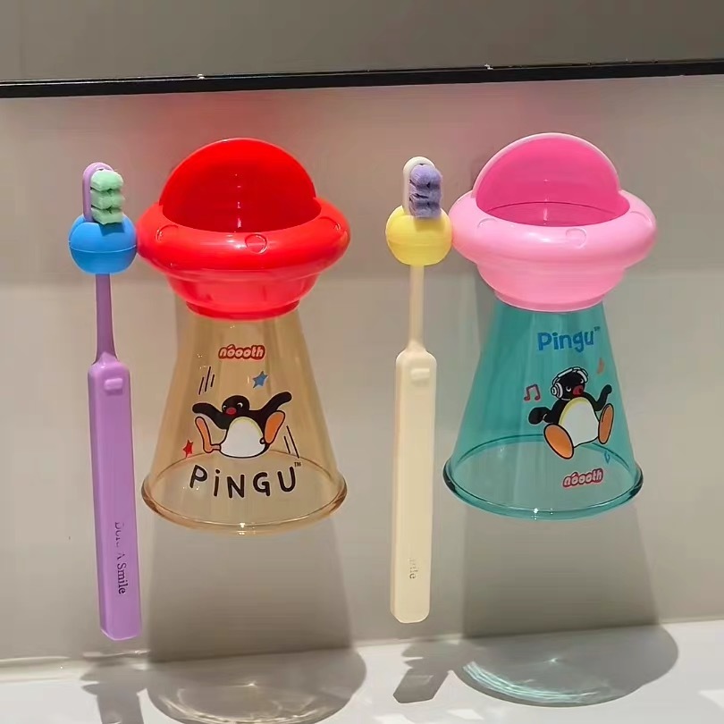 Penguin mouthwash cup