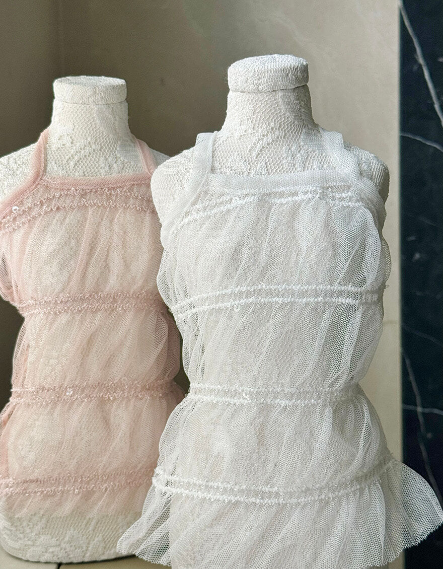 OPAAAP Lace Beads Top