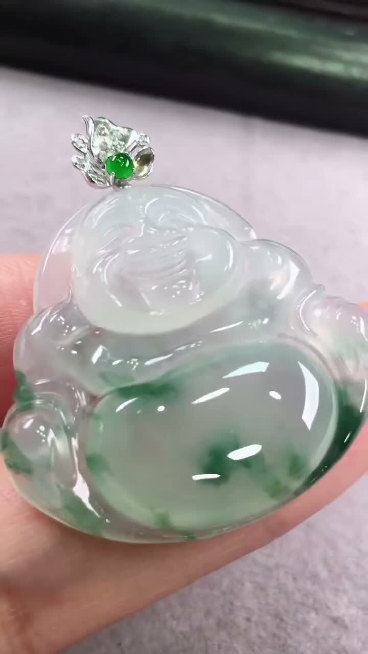 翡翠佛公,天然翡翠A玉, 緬甸玉, Jade, Jadeite
