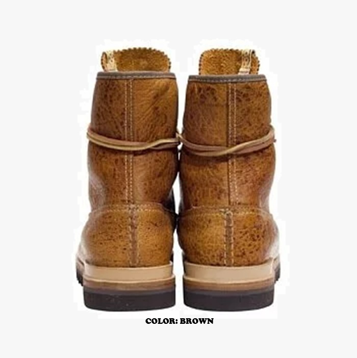 LAST SALE : VISVIM PLATTE BOOTS HI-FOLK - BROWN SIZE 8 PRE ORDER ITEM (預訂中)