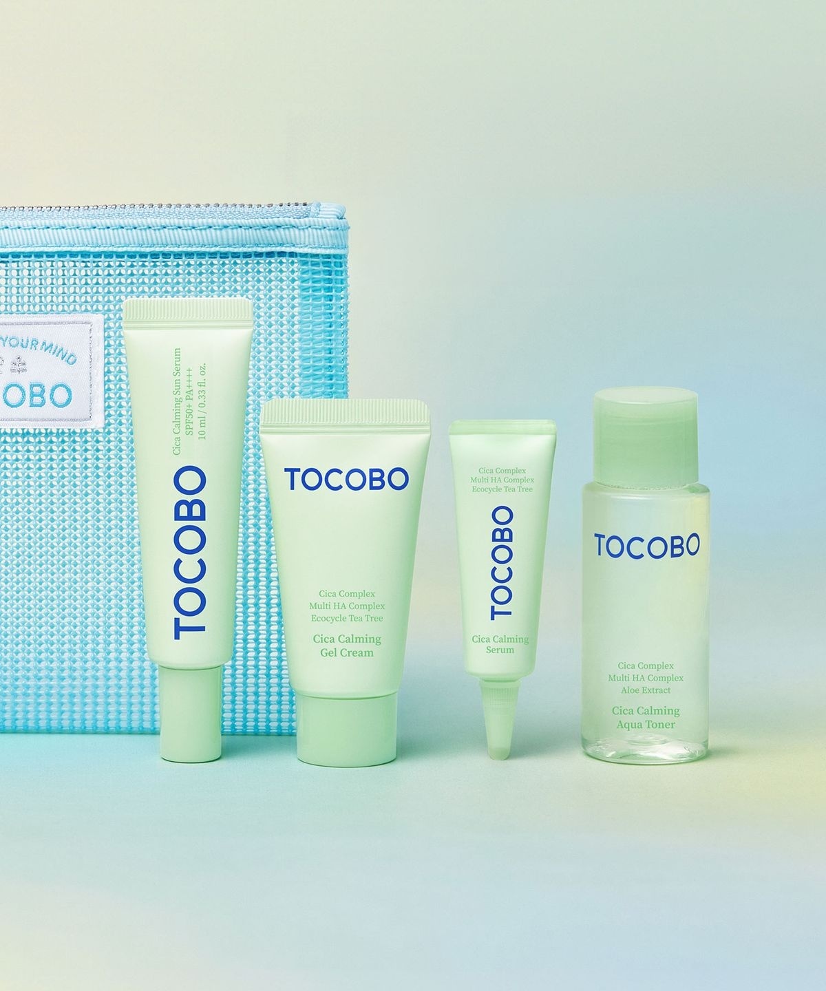 TOCOBO 積雪草高能舒緩物理極限全效微縮 4 步曲旅行套組