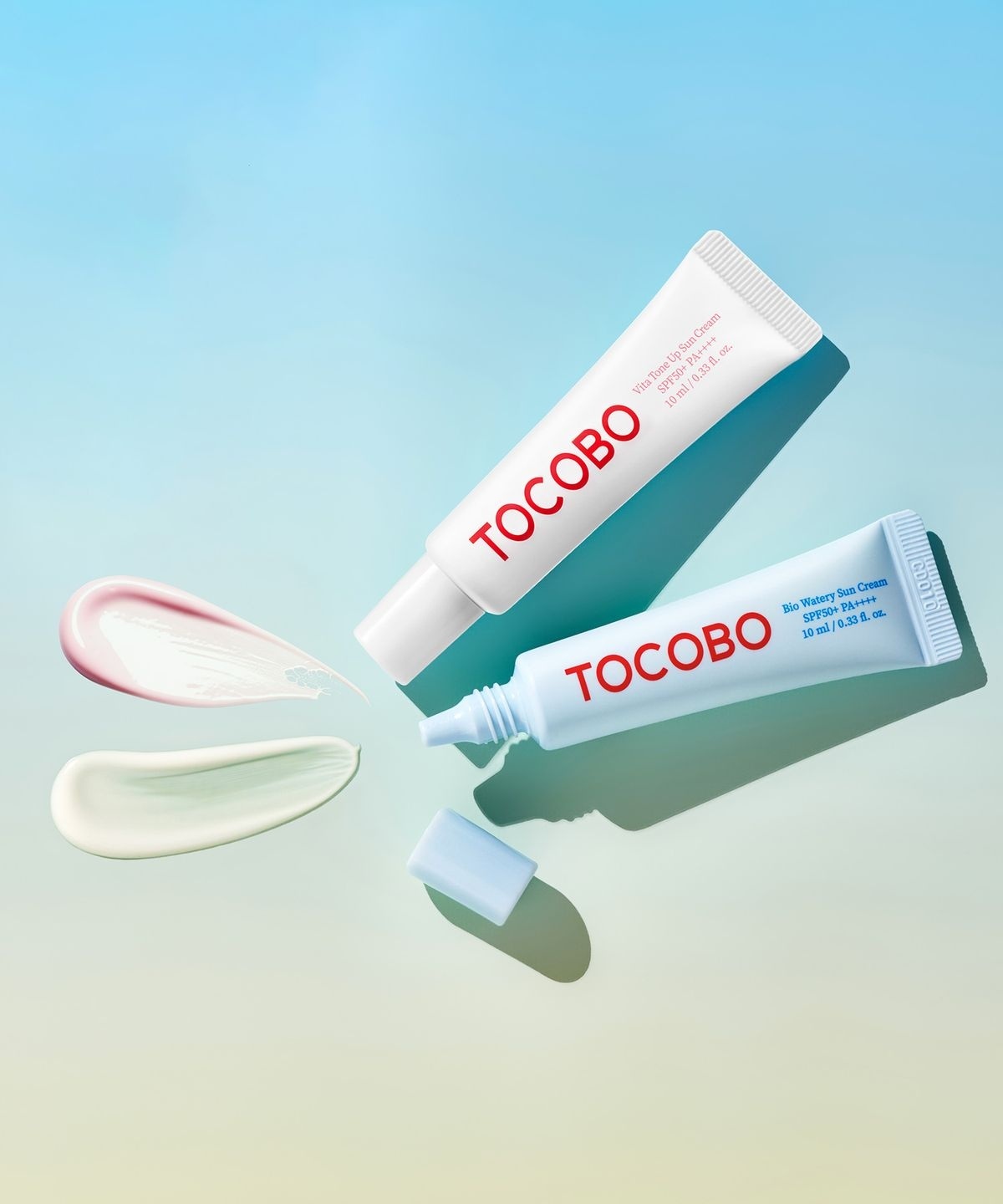 TOCOBO 維他命生物高能雙效物理極限微縮爆水潤色防曬極致套組 (水感防曬10ml + 潤色防曬10ml)