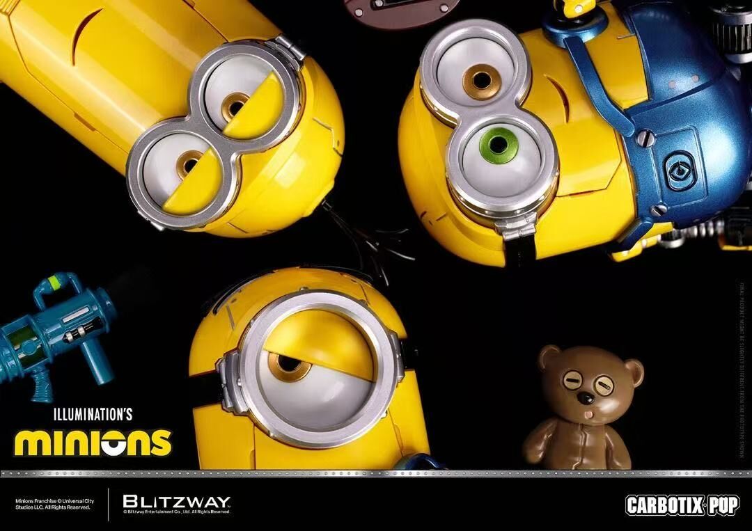 BLITZWAY The Minions Miniature Trio Bob Stuart and Kevin 小小兵 迷你兵團 三人組