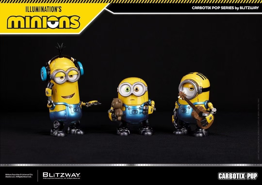 BLITZWAY The Minions Miniature Trio Bob Stuart and Kevin 小小兵 迷你兵團 三人組