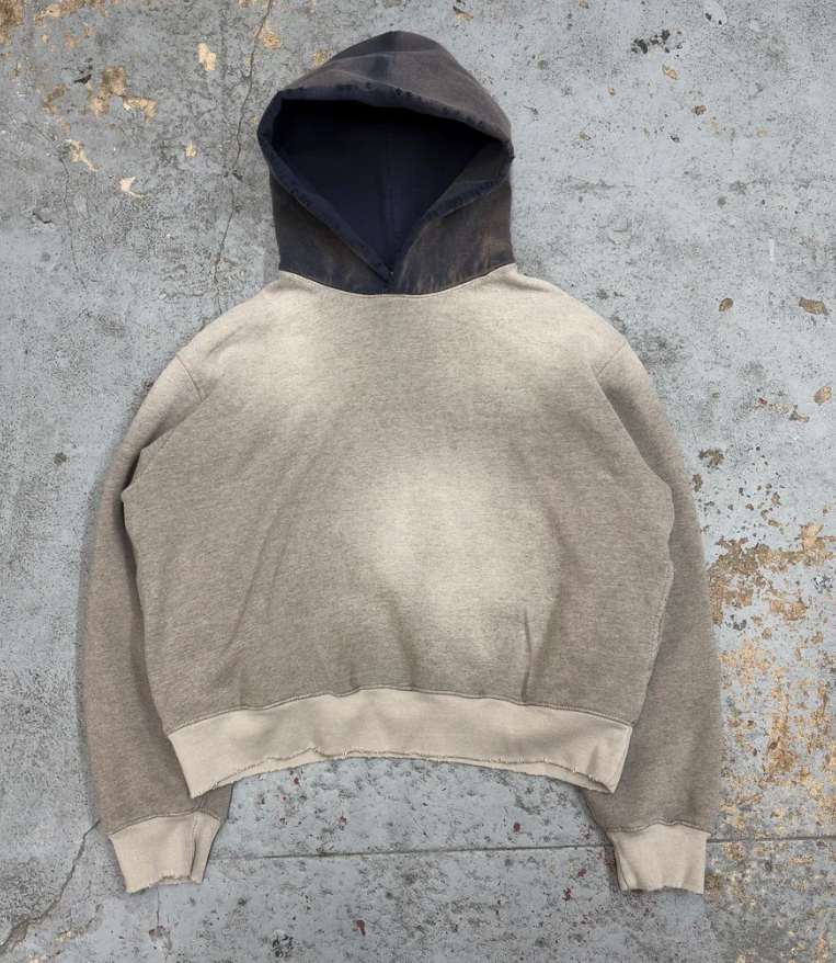 [現貨] MOOJIMOOJI CONTRAST HOODIE | AGED HEATHER GREY