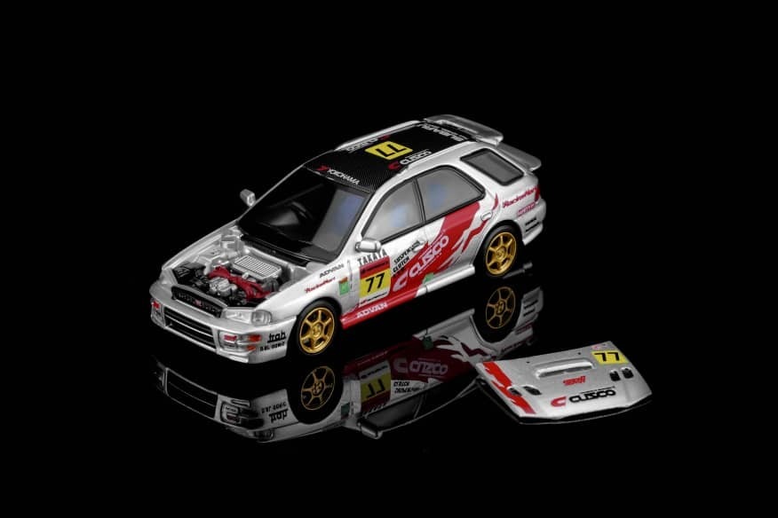 PO-$140 * MOTORHELIX * 1:64 SUBARU IMPREZA WRX STI VERSION VI CUSCO SILVER LIVERY