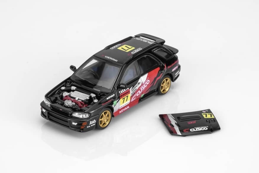 PO-$140 * MOTORHELIX * 1:64 SUBARU IMPREZA WRX STI VERSION VI CUSCO BLACK LIVERY