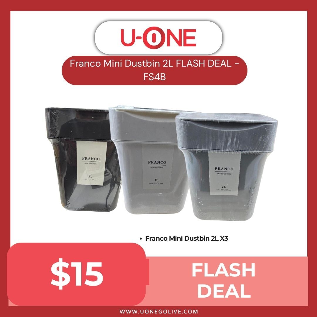 Franco Mini Dustbin 2L FLASH DEAL - FS4