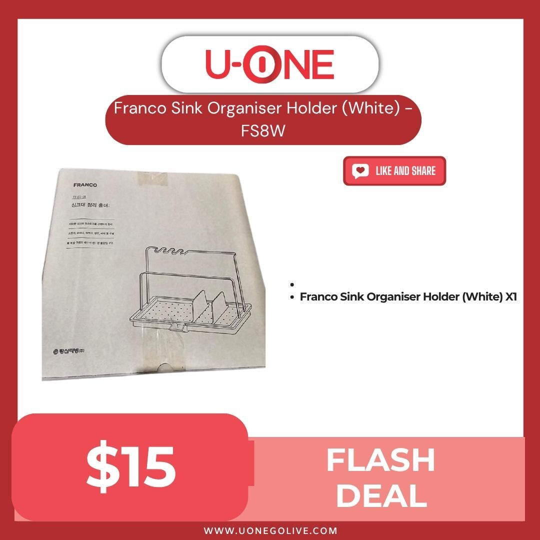 Franco Sink Organiser Holder (White) - FS8
