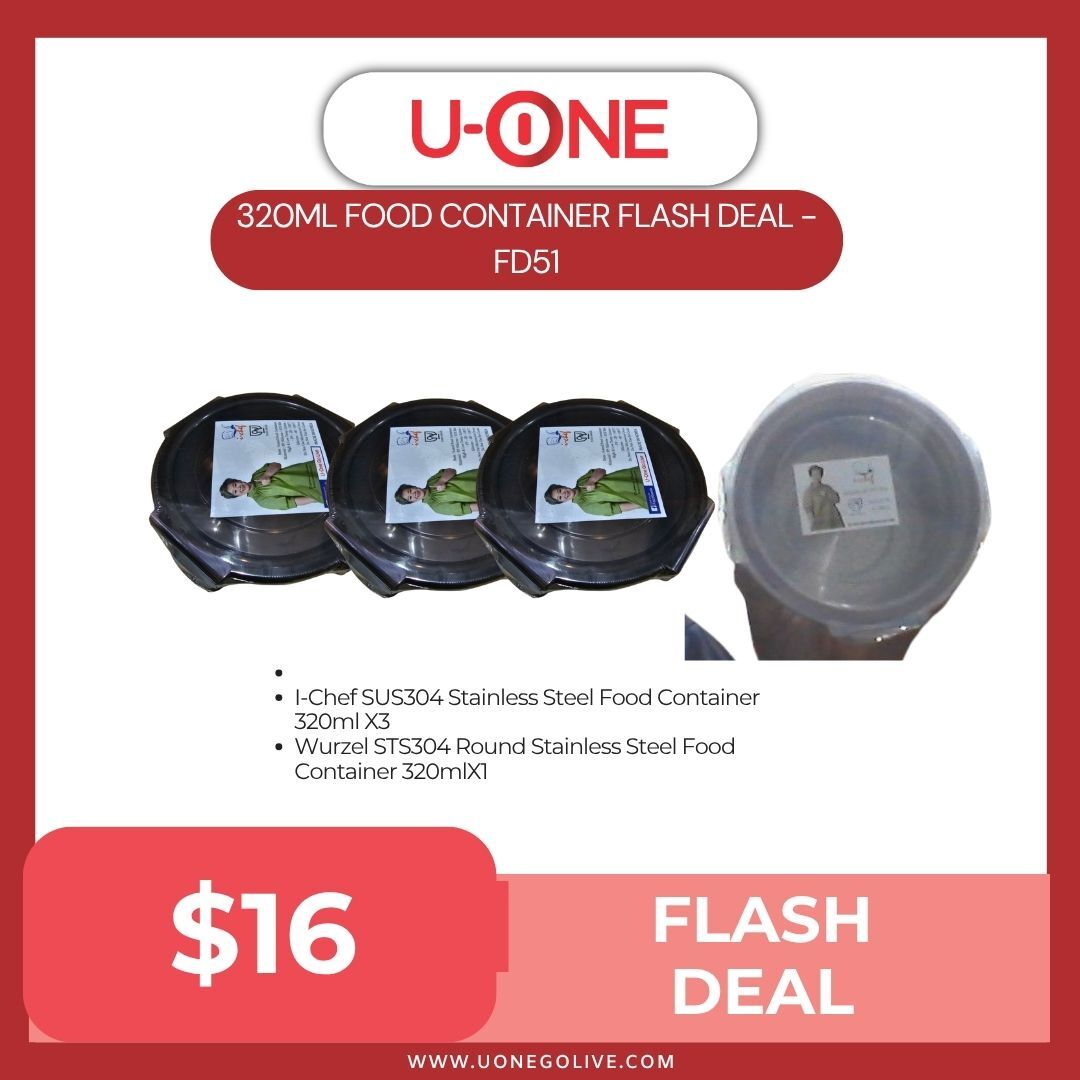 320ML FOOD CONTAINER FLASH DEAL - FD51