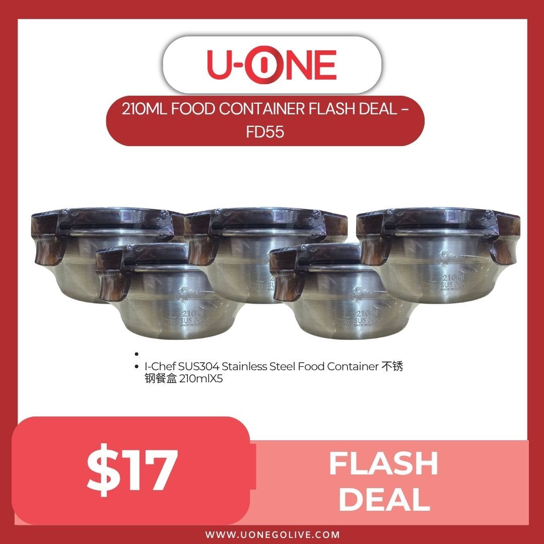 210ML FOOD CONTAINER FLASH DEAL - FD55