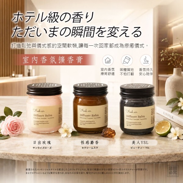 WSBB11723  日本境內款-室內香氛擴香膏（9月上旬）