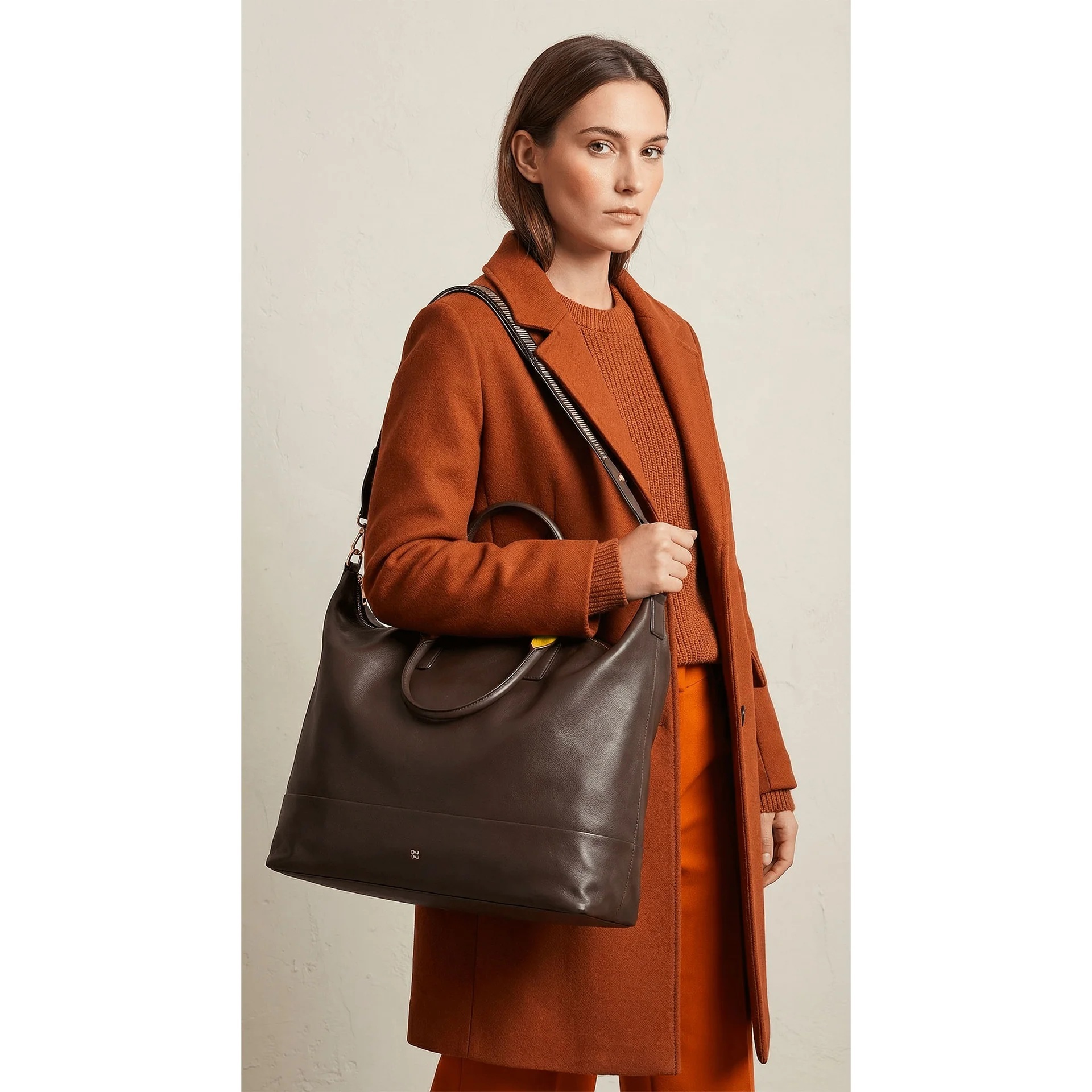 Dudu Leather bag - Judith 534-6036-46 Coffee brown