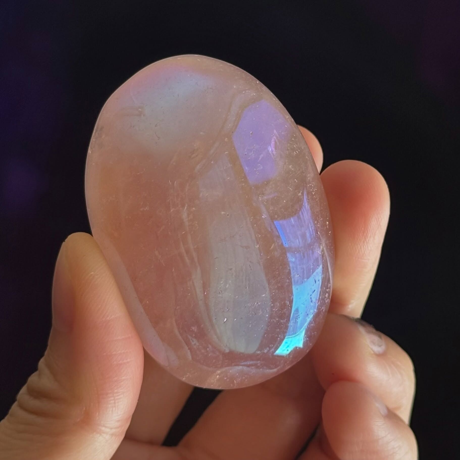 [原石] 粉晶 水光水晶 / 歐若拉水晶 水晶把玩