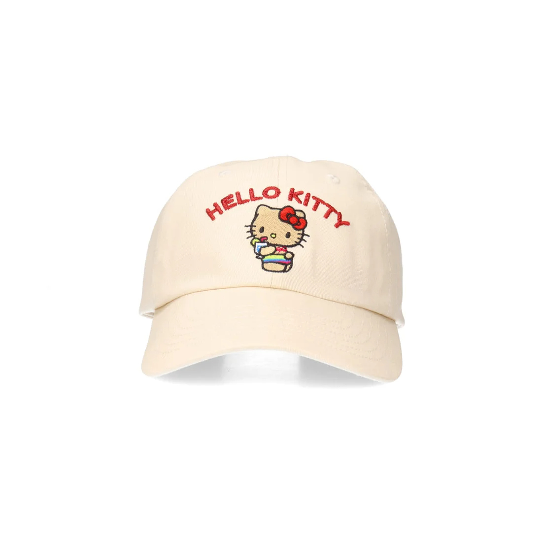 26130 Sanrio「日燒 Hello Kitty」純棉鴨舌帽 彩虹泳衣 #JP-LD26