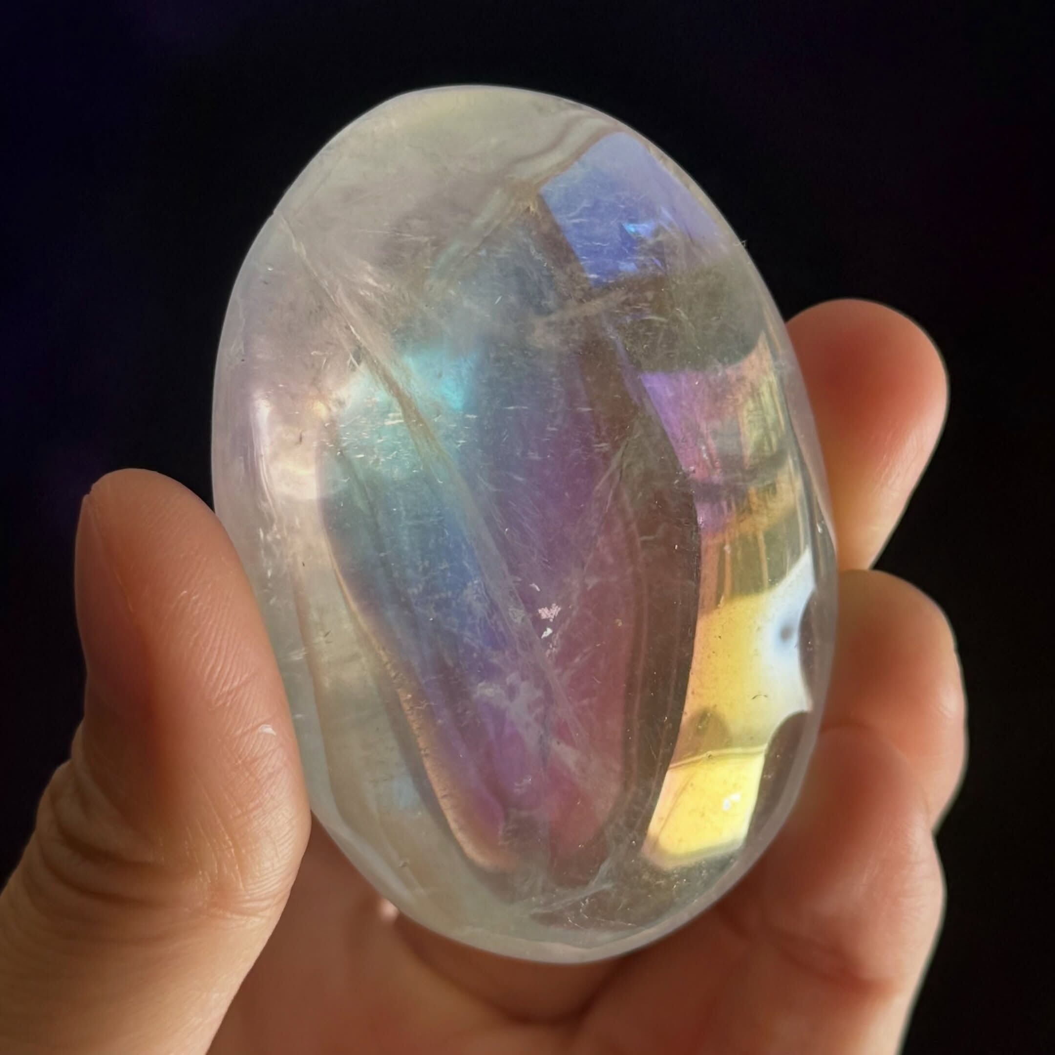 [原石] 白水晶 水光水晶 / 歐若拉水晶 水晶把玩