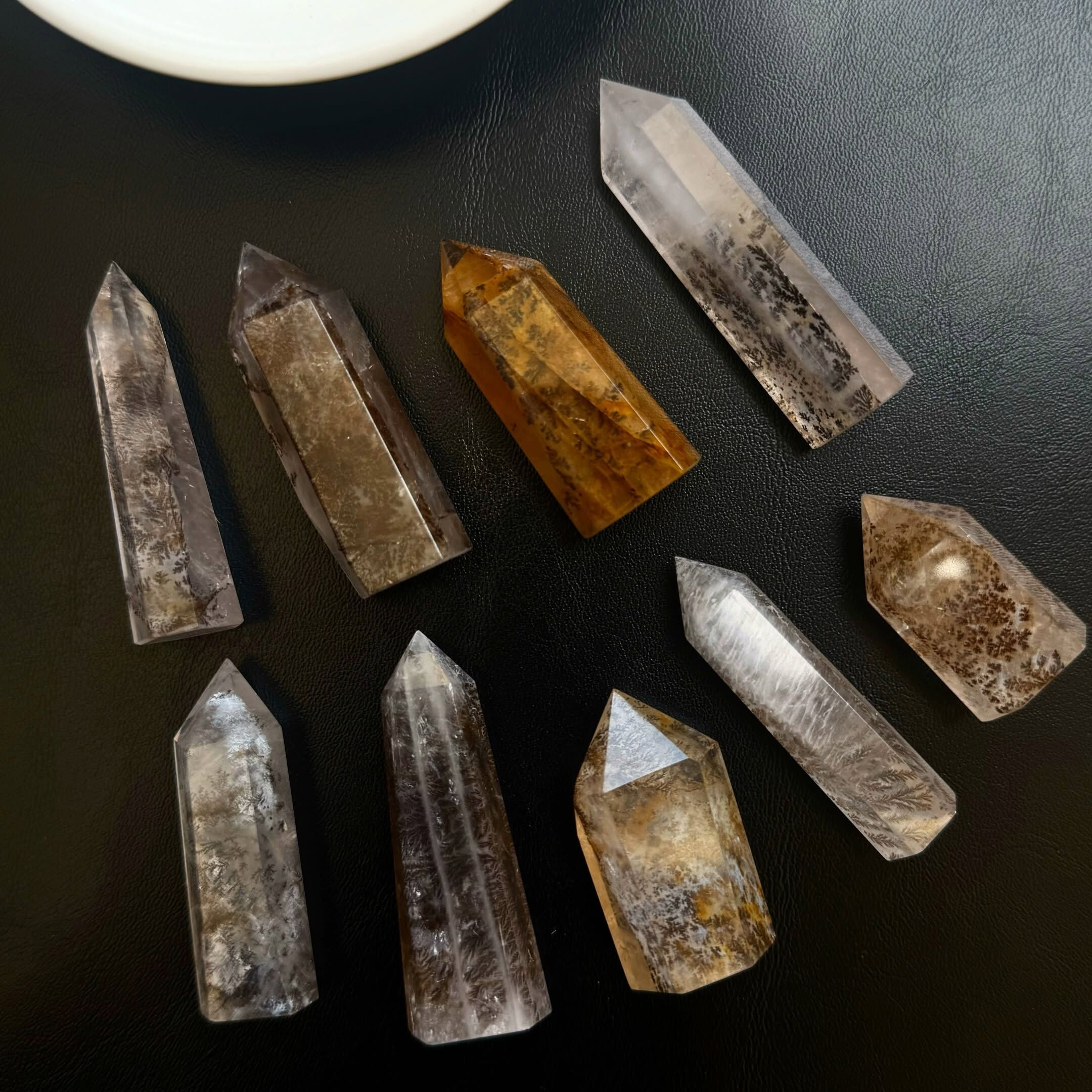 [原石] 小樹瑪瑙 水晶柱