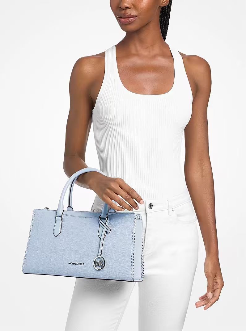 【預購】 Michael Kors H071129 Arden 拉链手提包 (淺藍色)
