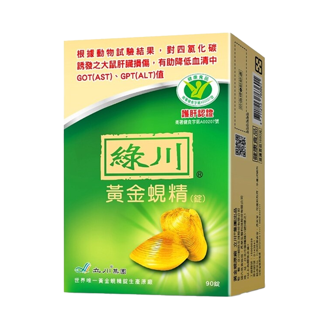 長榮生醫 綠川黃金蜆精錠 90錠/瓶