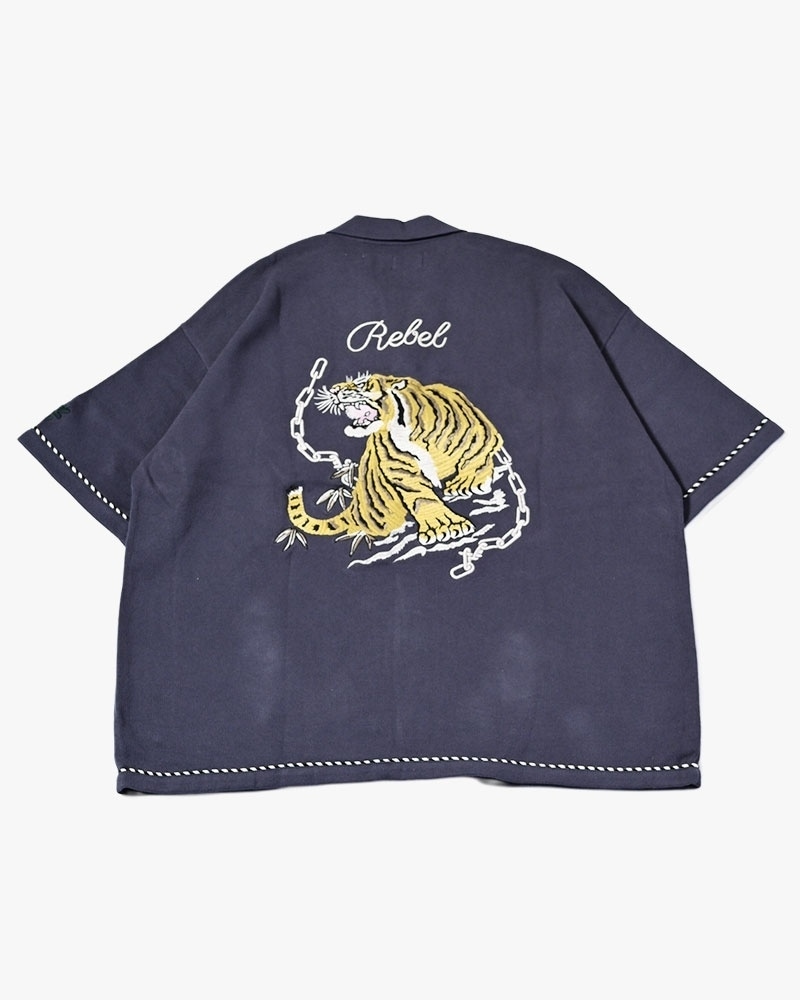 HIGH-GATE - SUKA KNIT SHIRT 'BLUE' 26HG-SS2303