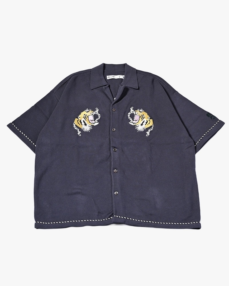 HIGH-GATE - SUKA KNIT SHIRT 'BLUE' 26HG-SS2303