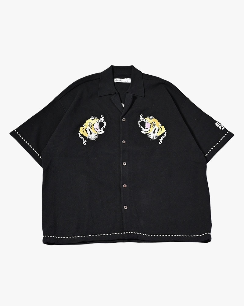 HIGH-GATE - SUKA KNIT SHIRT 'BLACK' 26HG-SS2301