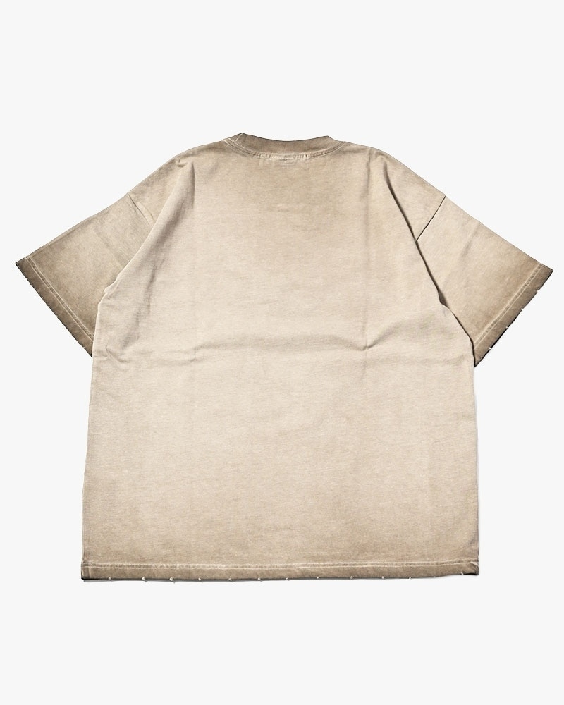 HIGH-GATE - OVERLAP FICTION BAND TEE 'GRAY' 26HG-SS2202
