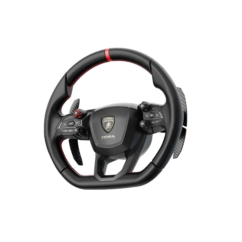 【超神組合】MOZA R12基座+藍寶堅尼盤面+CRP2雙踏板+NLR WHEEL STAND 2.0賽車架