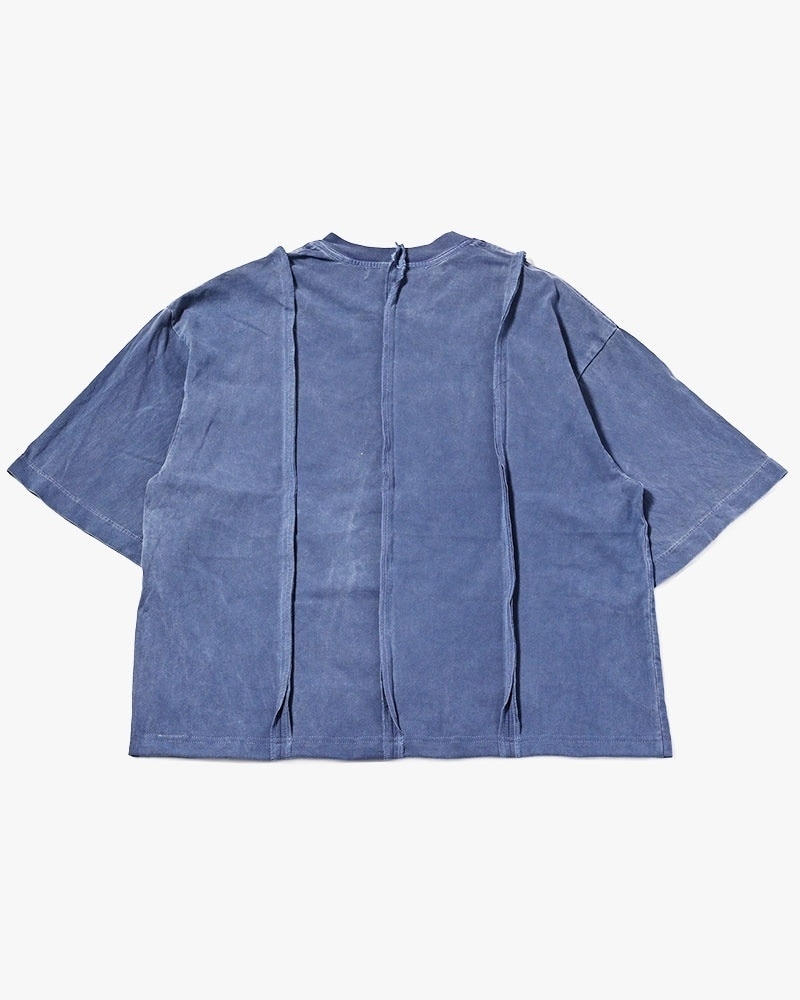 HIGH-GATE - FADE SWITCHING TEE 'BLUE' 26HG-SS2103