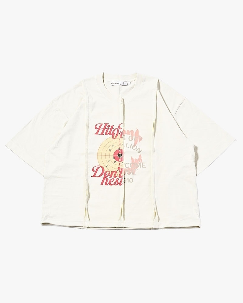 HIGH-GATE - FADE SWITCHING TEE 'WHITE' 26HG-SS2102