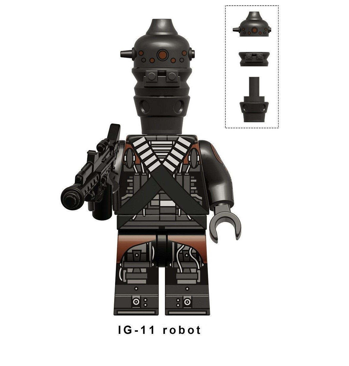 Star Wars IG-11 Rebot Custom Minifigures Fit Lego KDL859 K2374