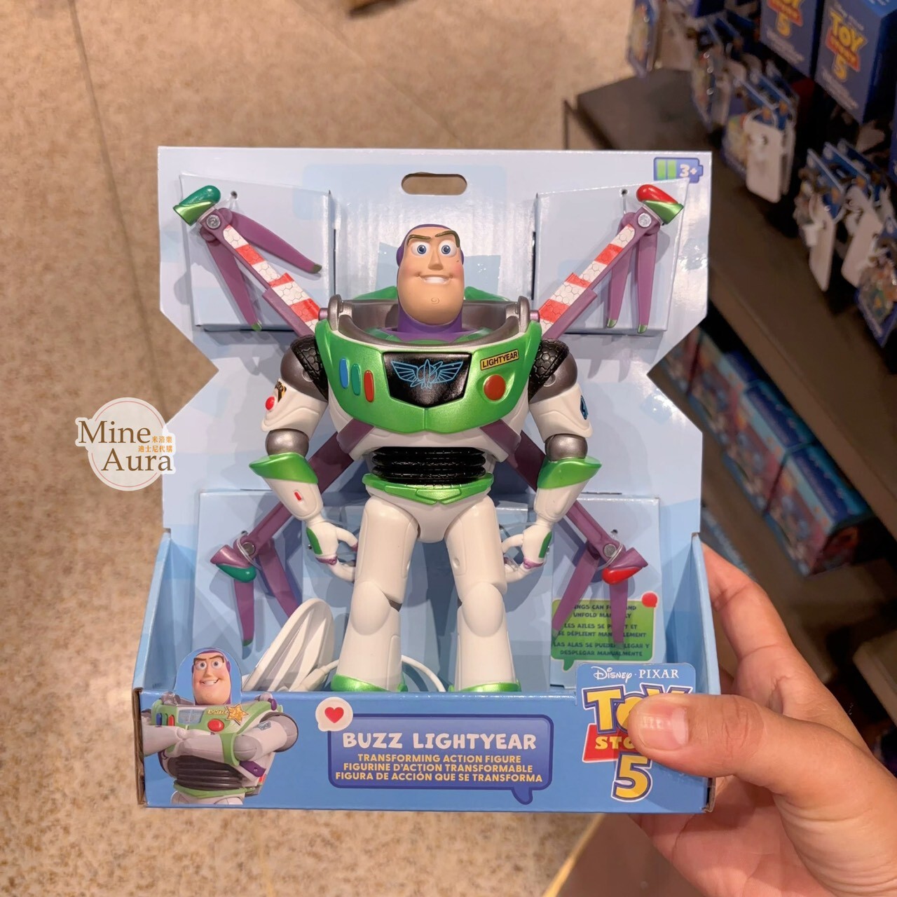 玩具總動員5 巴斯光年 Buzz Lightyear 可伸縮翅膀 公仔 玩具 玩具總動員 Toy Story -上海迪士尼樂園