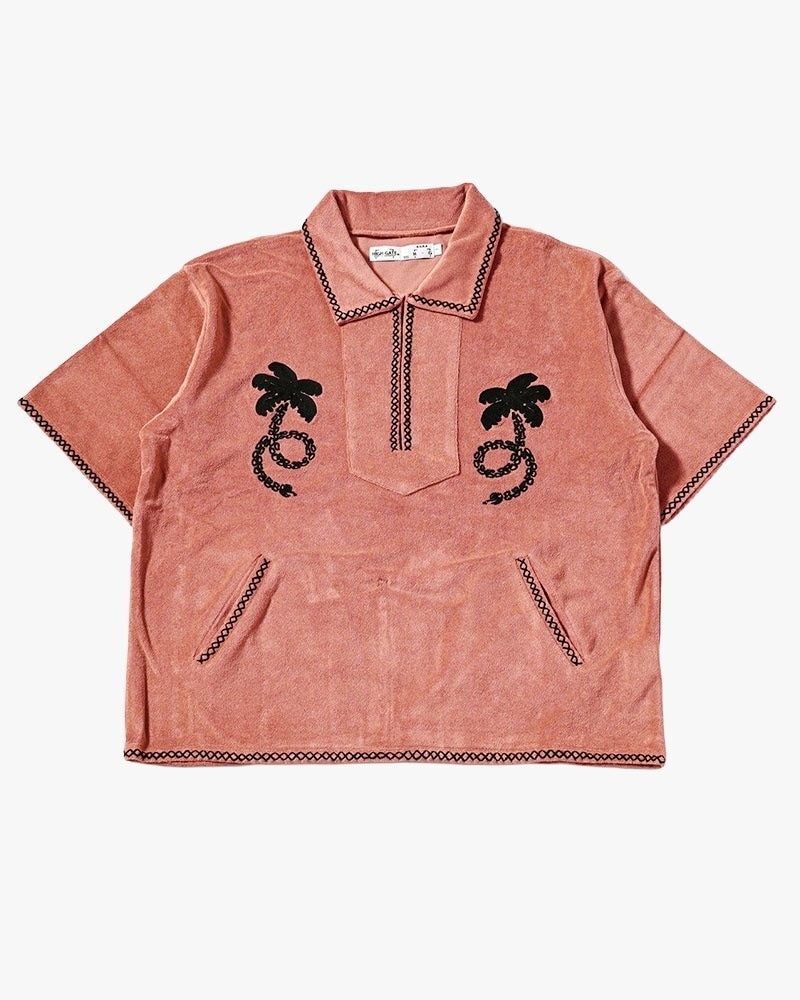 HIGH-GATE - RESORT PILE PULLOVER SHIRT 'PINK' 26HG-SS1703