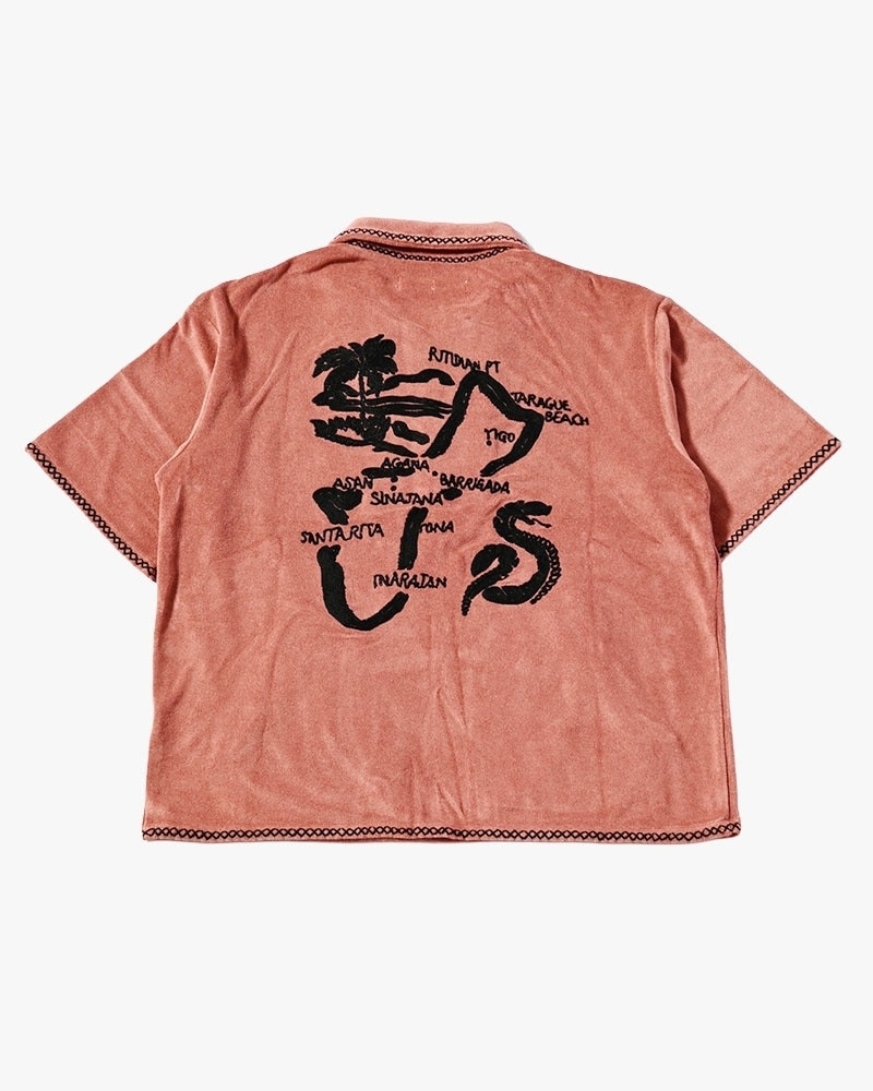 HIGH-GATE - RESORT PILE PULLOVER SHIRT 'PINK' 26HG-SS1703