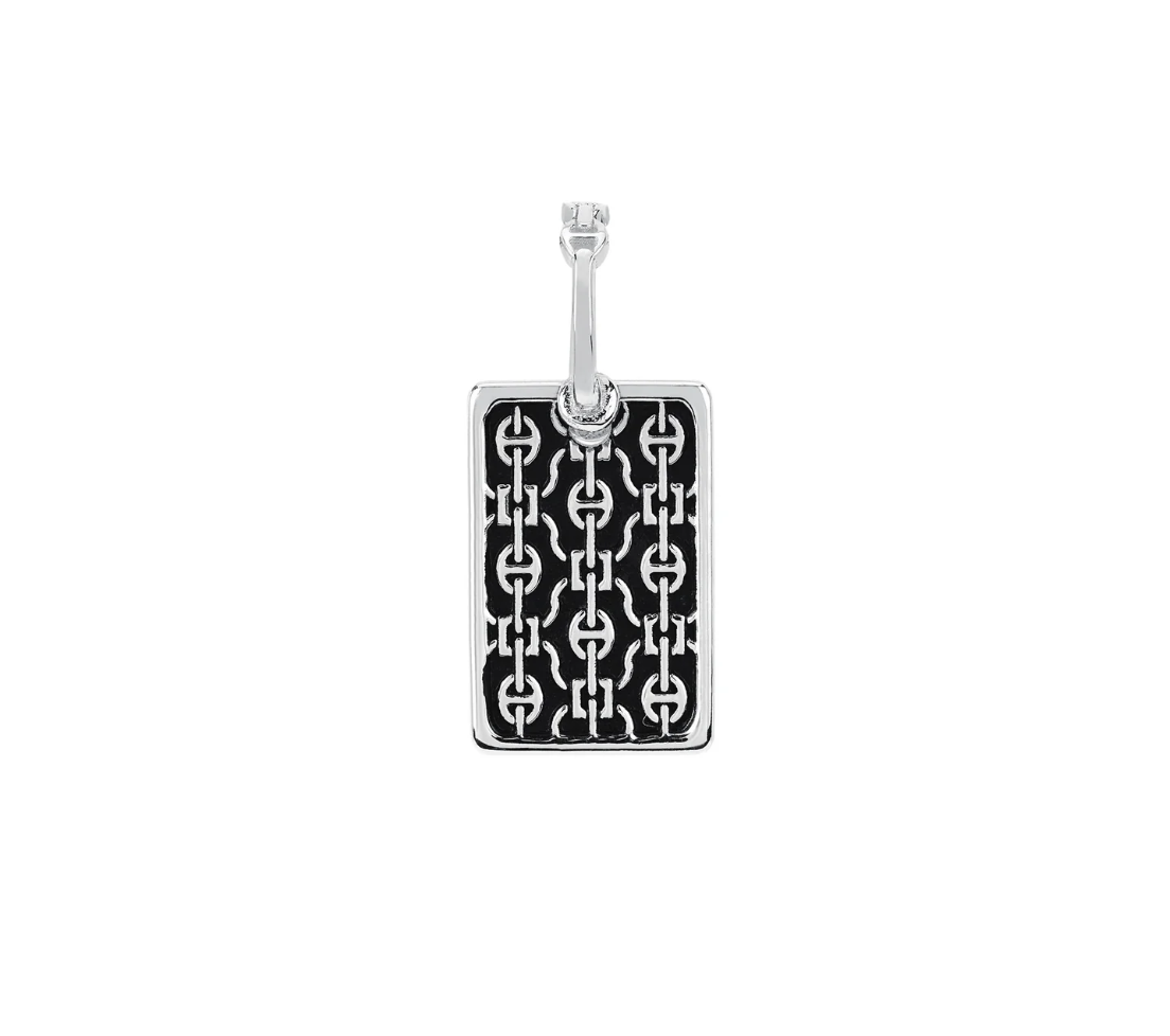 RECTANGLE LACE PENDANT