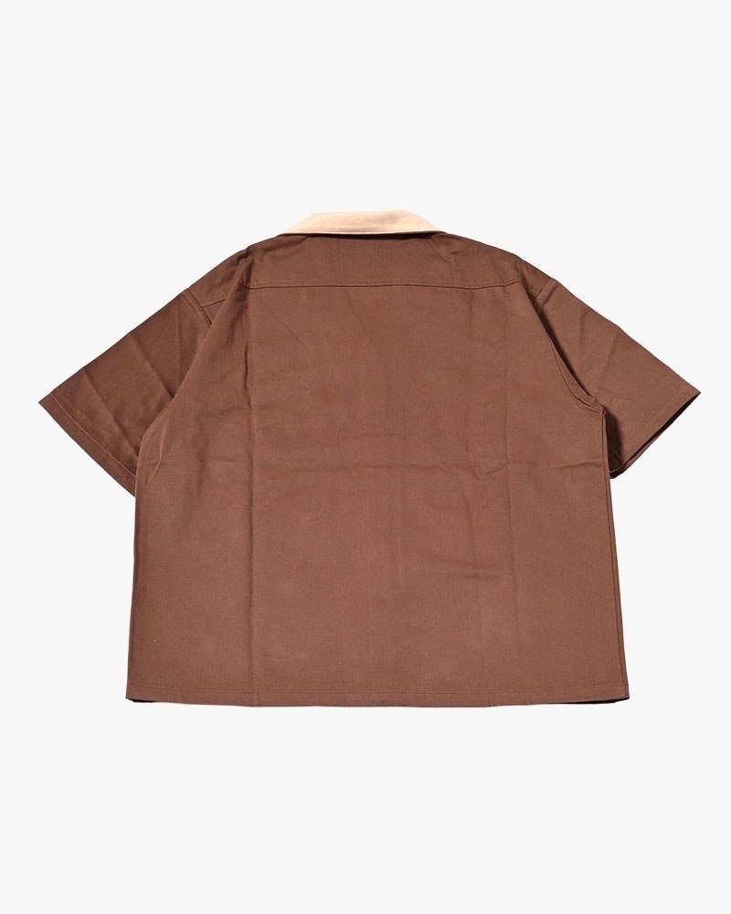 HIGH-GATE - BRASS KNUCKLES FLOWER SHIRT 'BROWN' 26HG-SS1603
