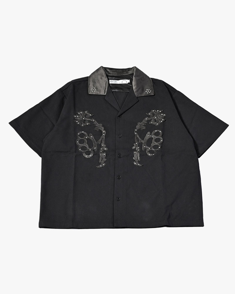 HIGH-GATE - BRASS KNUCKLES FLOWER SHIRT 'BLACK' 26HG-SS1601