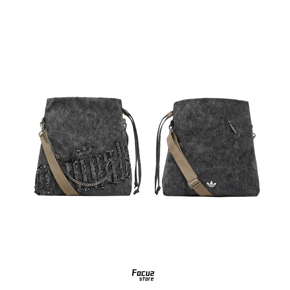 【Focus Store】預購 Adidas Originals Hardcore Swag Bag "Black" 牛仔黑 斜挎包 單肩包 KX0590