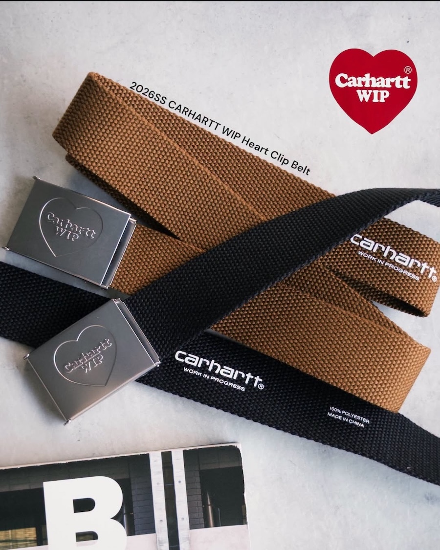 |限量是殘酷的🔥|CARHARTT WIP 愛心 Logo 尼龍織帶 腰帶