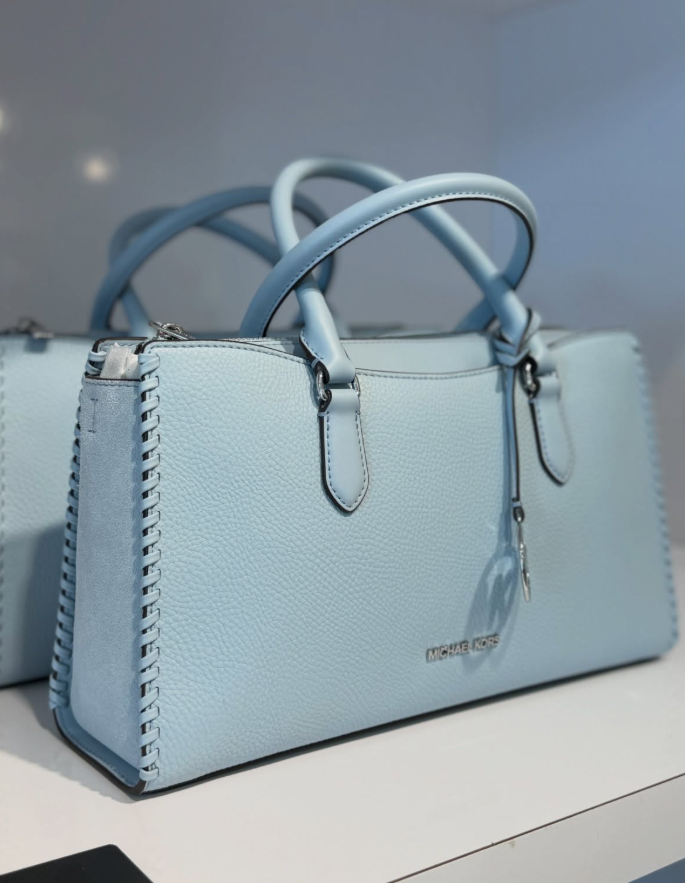 【預購】 Michael Kors H071129 Arden 拉链手提包 (淺藍色)
