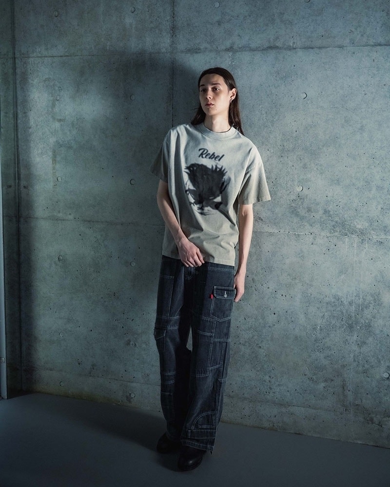 HIGH-GATE - BLURRY SUKA TEE 'WHITE' 26HG-SS1502